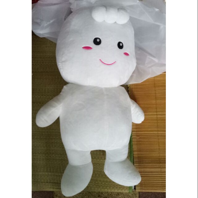 Gấu bông trắng Bobychan cao 60cm