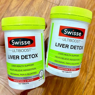 Viên Uống Thải Độc, Hạ Men Gan - Viên Uống Giải Độc, Mát Gan Liver Detox Swisse 120 Viên