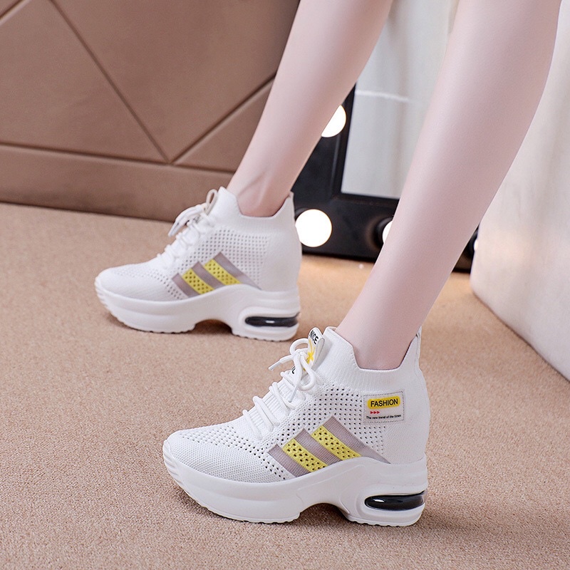 Giầy thể thao nâng gót 9 f giầy đế siêu nhẹ