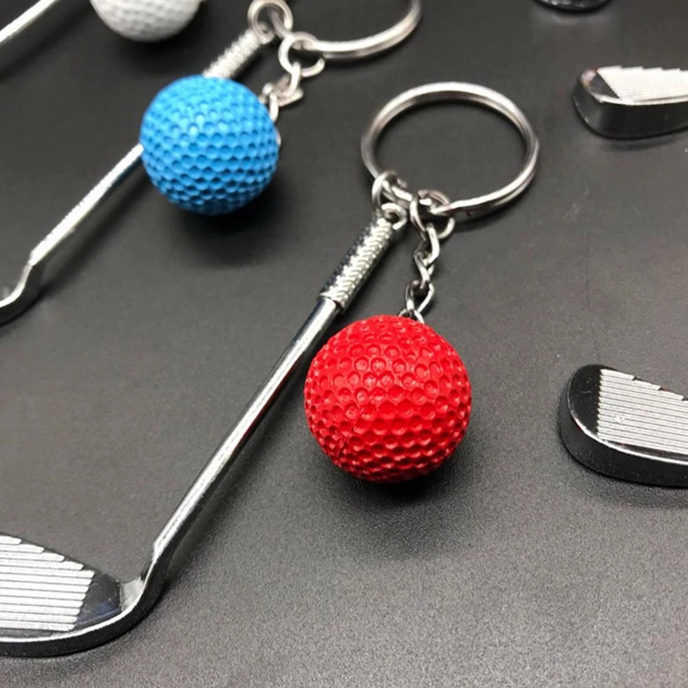 Móc khóa hình gậy đánh golf mini AVALENTINE bằng kim loại sáng tạo dành cho nữ