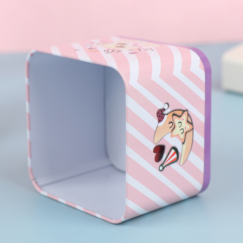 Hộp thiếc đựng trang sức / kẹo nhiều màu sắc tùy chọn