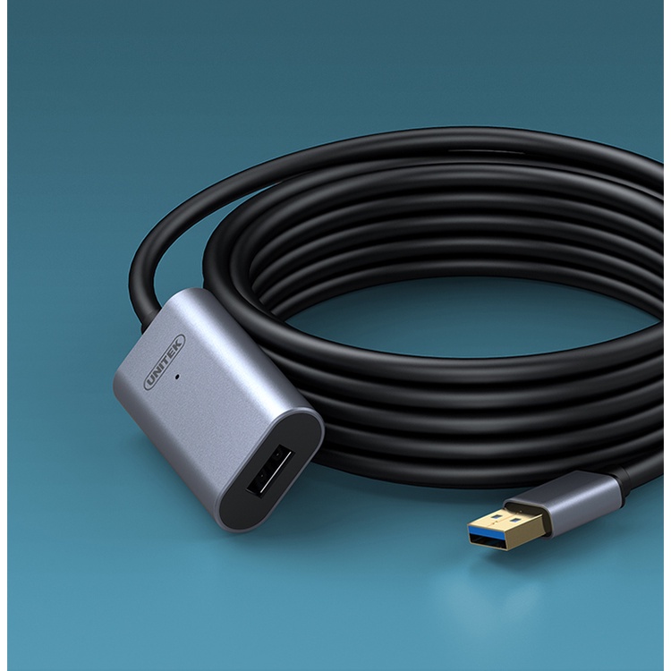 CÁP NỐI DÀI USB 3.0 5M CÓ CHÍP CHÍNH HÃNG UNITEK Y3004
