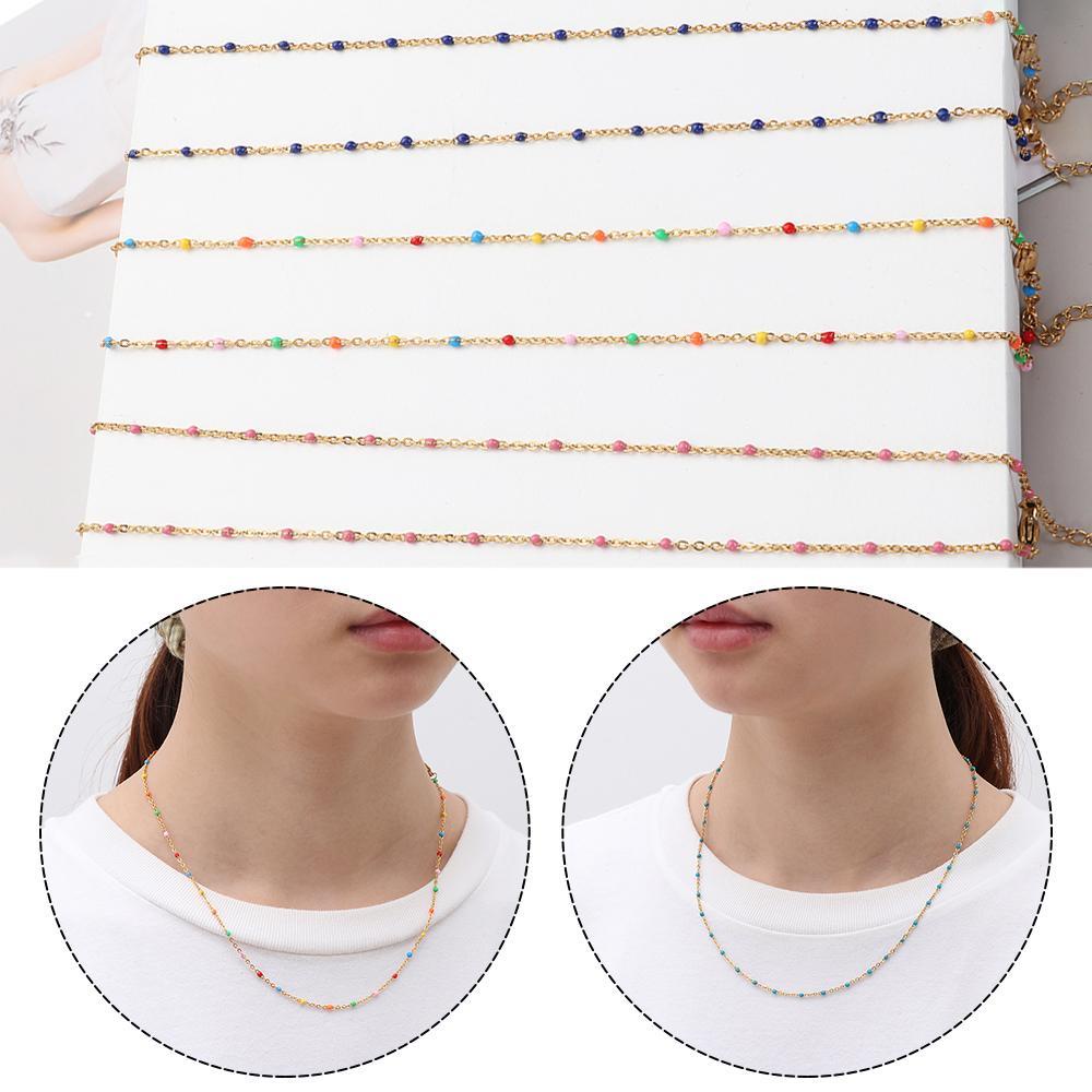 EUCA Vòng Cổ Choker Màu Sắc Thời Trang Cho Nữ