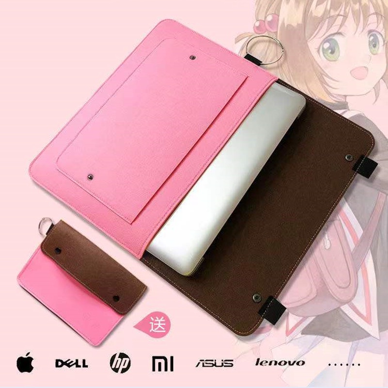 Túi đựng laptop họa tiết hoạt hình chống thấm nước cho Macbook Air Pro 11/12/13/14/15 inch