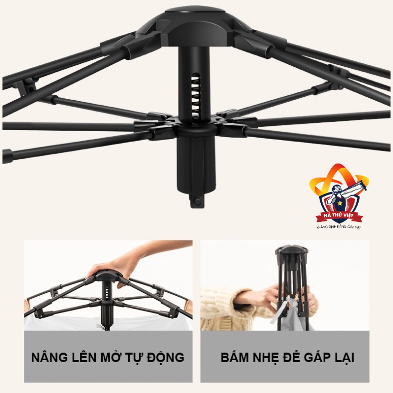 Lều dã ngoại tự bung 4-6 người chống nước chống tia tử ngoại KT 2m4x2m4 - Lều cắm trại du lịch-DCP8