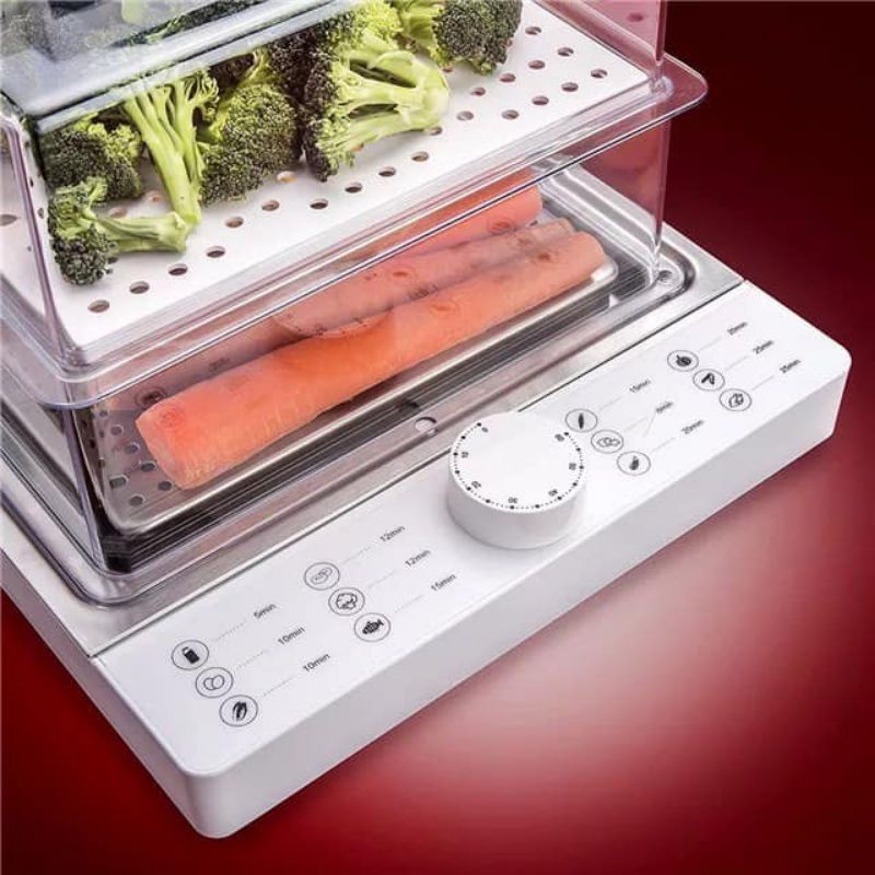 Nồi hấp, kệ hấp Yunikly 3 tầng