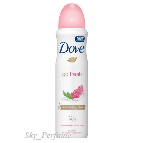 Xịt Khử Mùi Nữ Hạt Lựu Dove Go Fresh 150ml