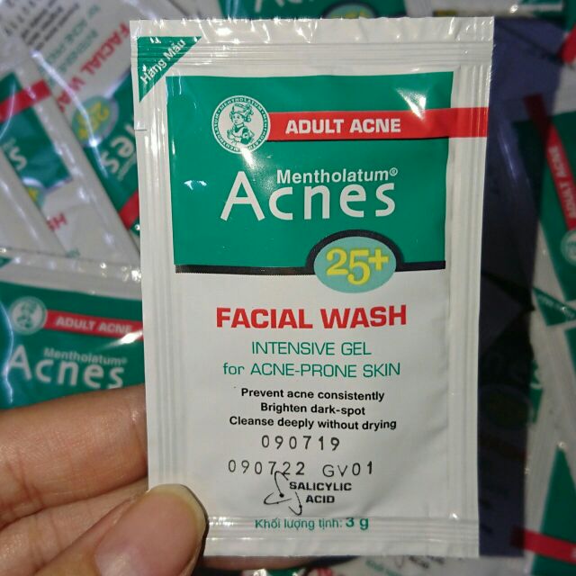 Gel rửa mặt Acnes 25+ ngăn ngừa mụn 25g