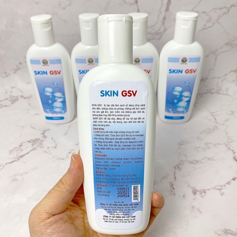 Sữa Rửa Mặt Skin Gsv 200ml