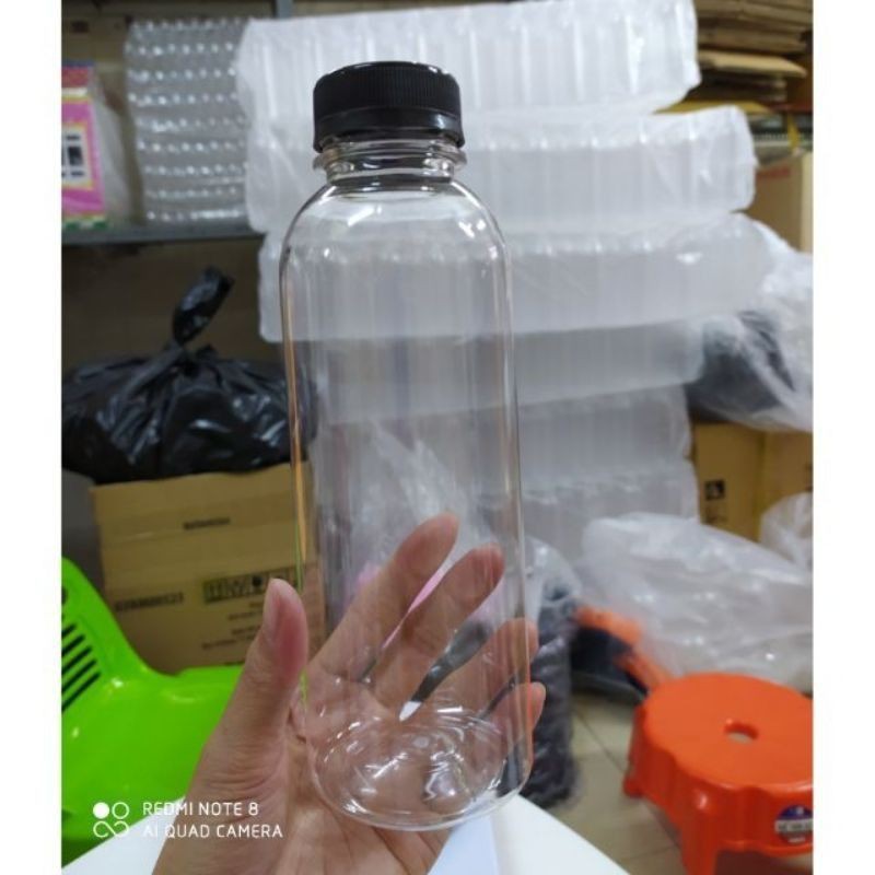 Chai nhựa Tròn 500ml Miệng Rộng-Kho Sỉ Chai Nhựa Huỳnh Hiệp-Sản Phẩm Đã Kèm Nắp | BigBuy360 - bigbuy360.vn