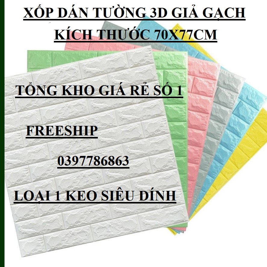 FREESHIP TOÀN QUỐC--XỐP DÁN TƯỜNG 3D TIÊU ÂM CÁCH NHIỆT GIÁ RẺ HÀ NỘI--NỘI THẤT QUANG THÀNH