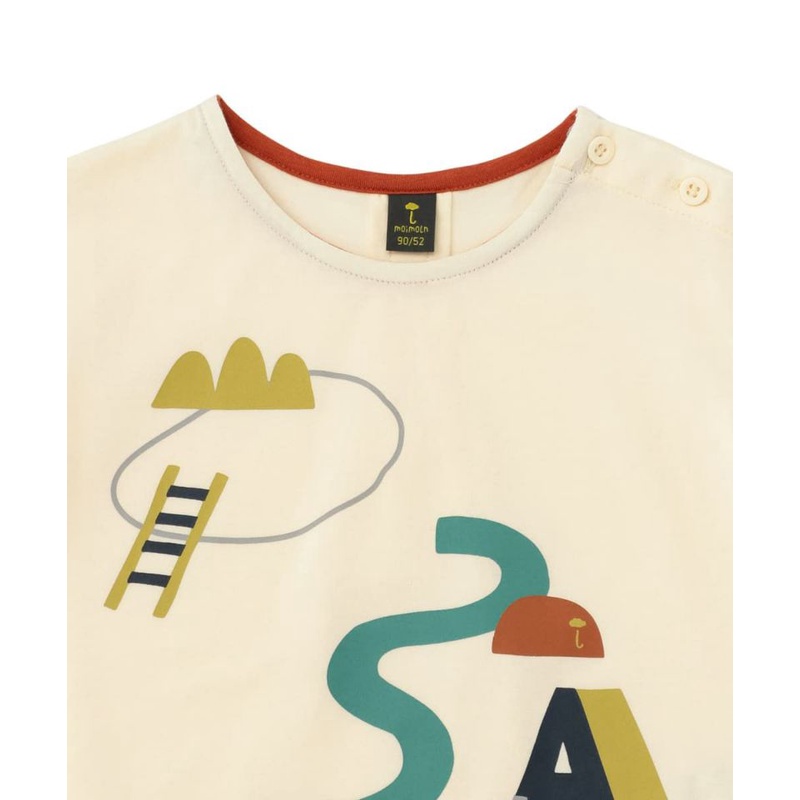 Áo cotton phối tay kẻ bé trai bé gái Mmln. HA3268