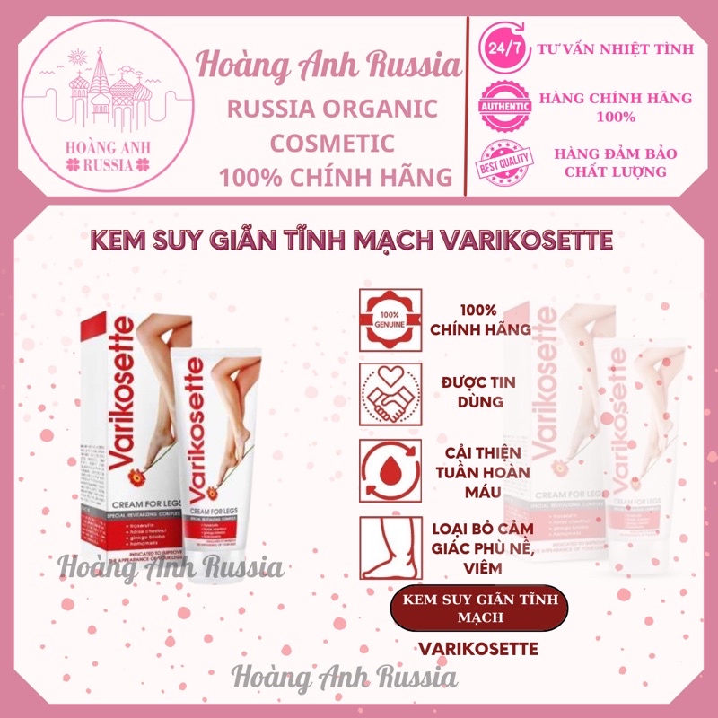 Kem Giãn Tĩnh Mạch Của Nga