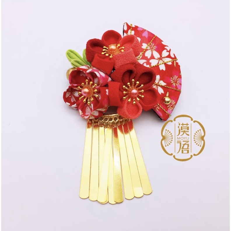 Phụ kiện cài tóc Kanzashi phong cách Nhật Bản -quà tặng nữ