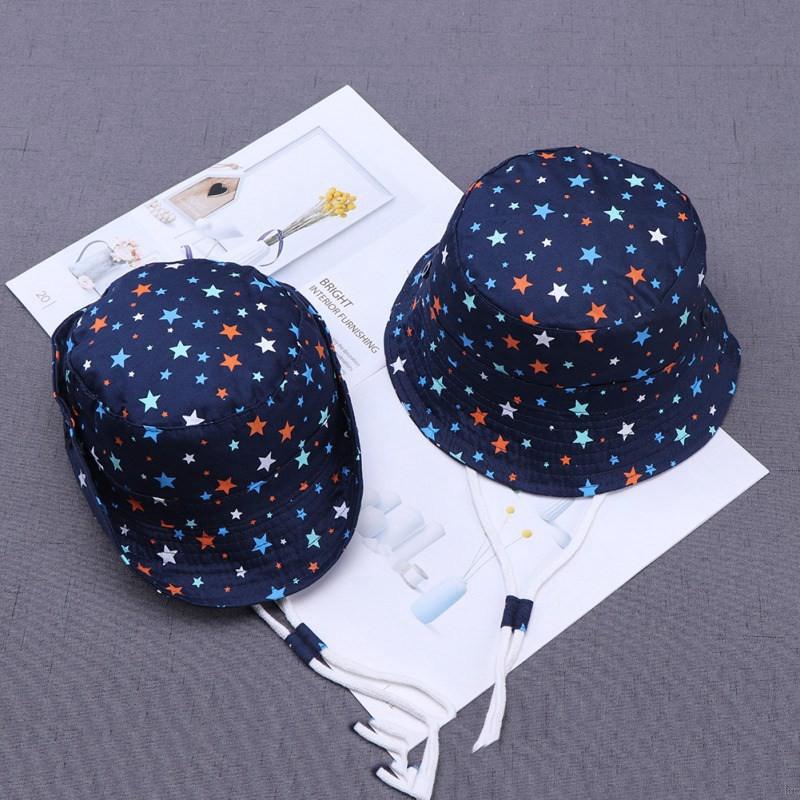 Baby Boys Girls Toddler Cartoon Printed Bucket Hats