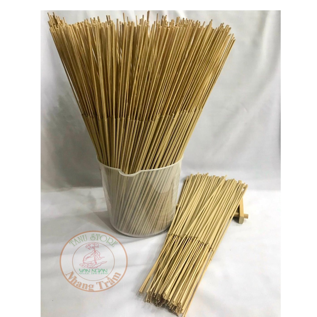 Nhang cây Trầm Hương 30 cm- thơm chuẩn Trầm hương, dâng gia tiên, thanh lọc không khí, tẩy uế hiệu quả- Tanu Store