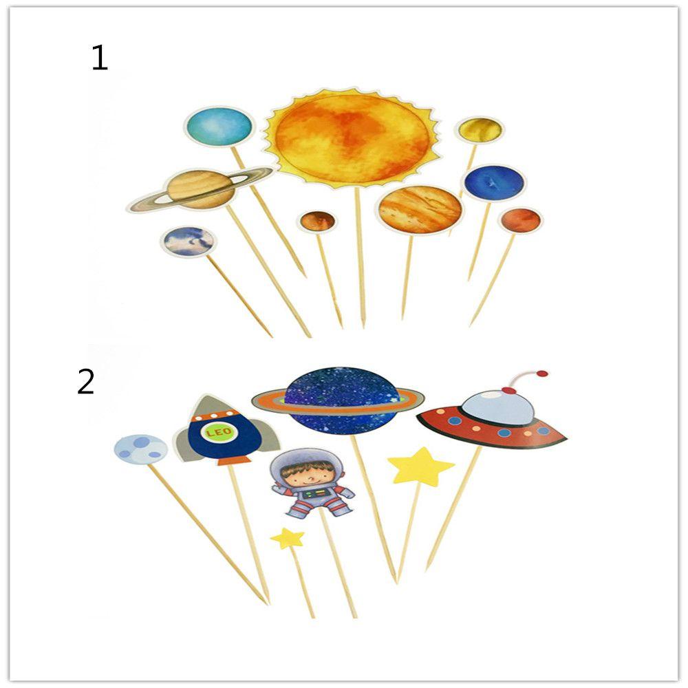 Set 1 / 9 Que Cắm Trang Trí Bánh Cupcake Sử Dụng Năng Lượng Mặt Trời