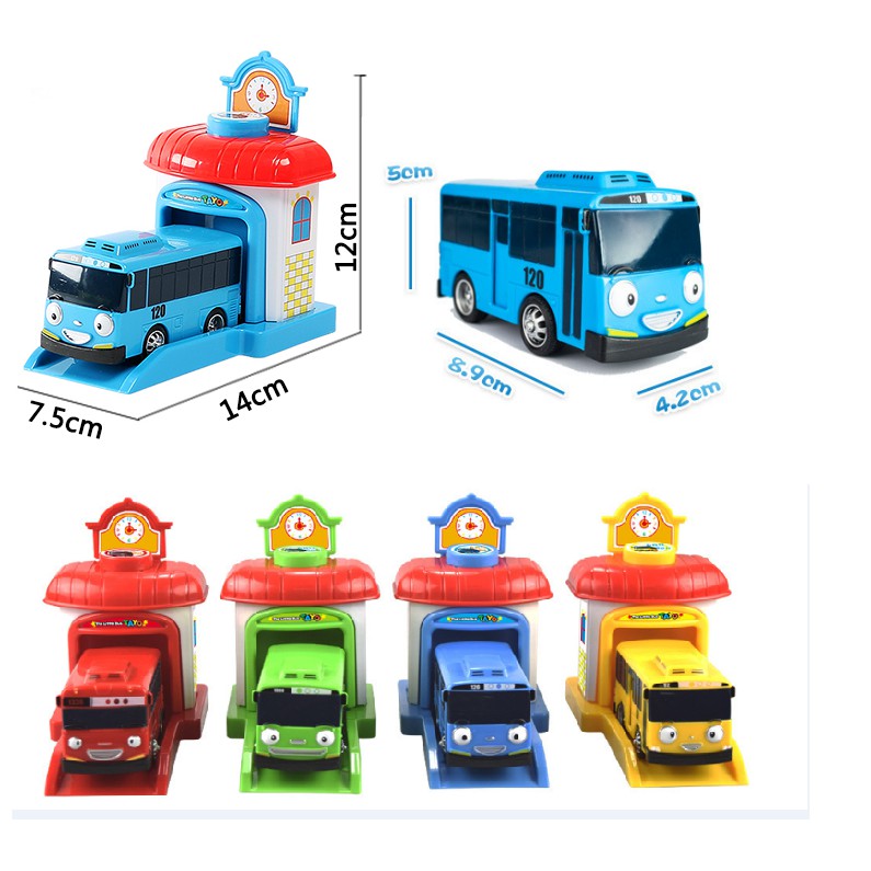 ĐỒ CHƠI XE BUÝT TAYO GỒM 4 CHIẾC Ô TÔ THE LITTLE BUS