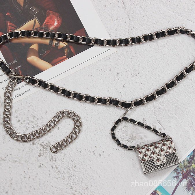 Thắt Lưng Dây Xích Phối Túi Đeo Chéo Bằng Kim Loại Thời Trang Cho Nữ | BigBuy360 - bigbuy360.vn