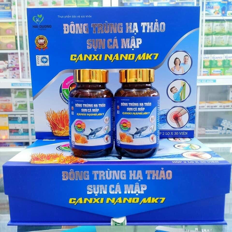 Đông trùng hạ thảo sụn cá mập- hỗ trợ giảm thoái hóa, viêm khớp