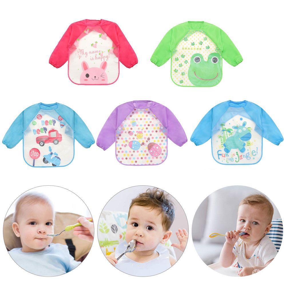 Tạp Dề Dài Tay Chống Thấm Nước Cho Bé