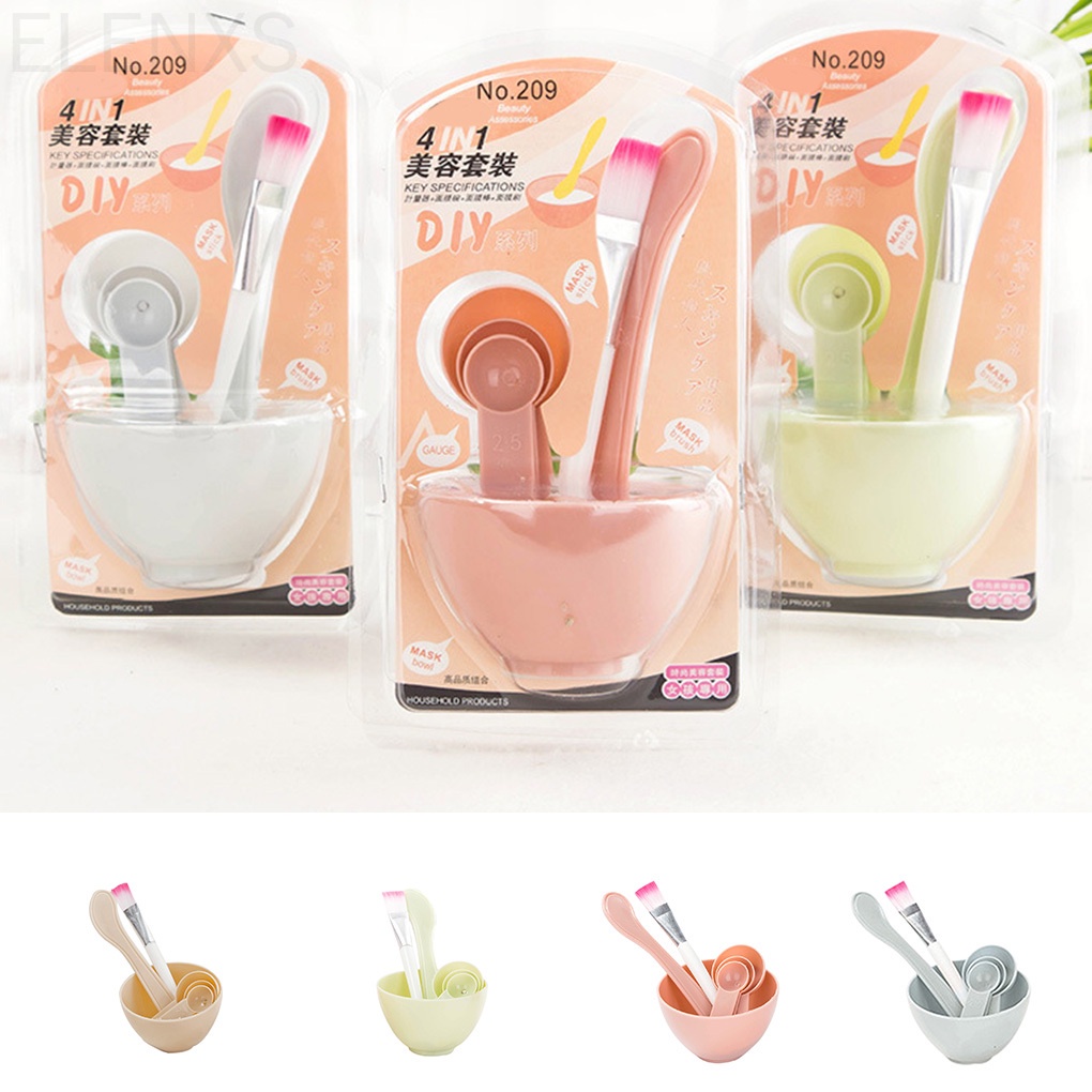 Bộ Dụng Cụ Đắp Mặt Nạ 4 Món Tiện Dụng