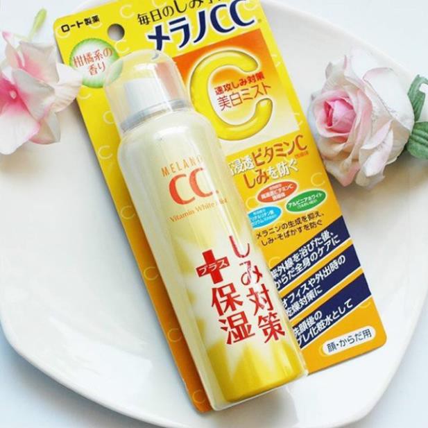 Xịt Khoáng Trắng Da Rohto CC Melano Spray Mist