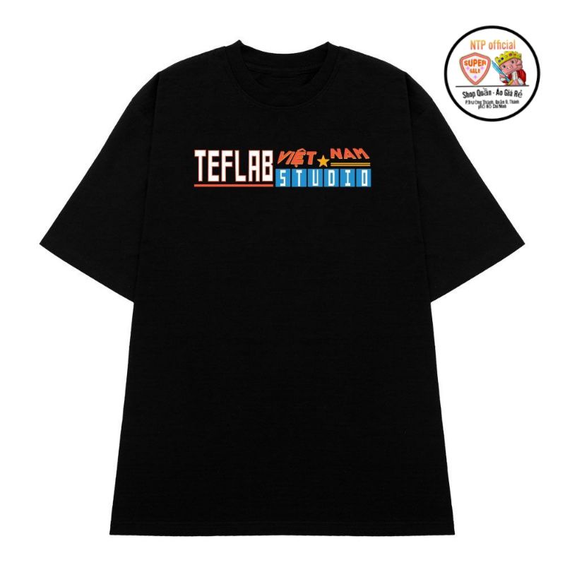 Áo thun Tealab Việt Nam , áo over size coton dày dặn- NTP Official ( V35)