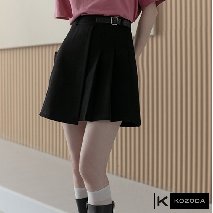 Chân váy đen trắng xếp ly ngắn nữ eo cao hè 2021 phong cách mới ôm dáng chữ a kozoda cv20 | BigBuy360 - bigbuy360.vn