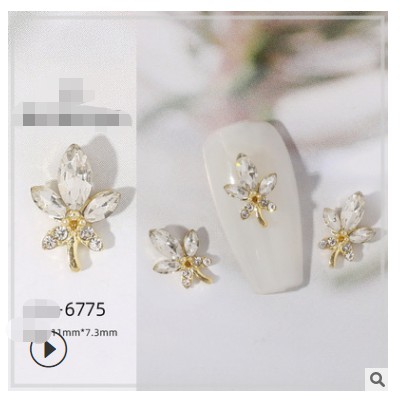 SET 4V charm cánh lá n97 đính đá mẫu mới