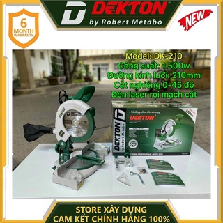 MÁY CẮT NHÔM MINI 1500W 210MM DEKTON DK-210- HÀNG CHÍNH HÃNG