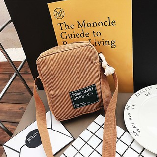 TÚI ĐEO CHÉO NHUNG MINI DỄ THƯƠNG