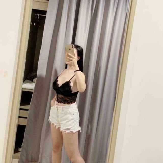 Áo bra nhung ren( kèm video)