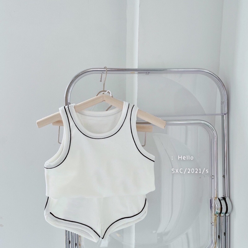 Bộ ba lỗ trẻ em Batala kids, bộ sát nách cotton cho bé trai và bé gái mùa hè thoáng mát thoải mái bé từ 1-6 tuổi