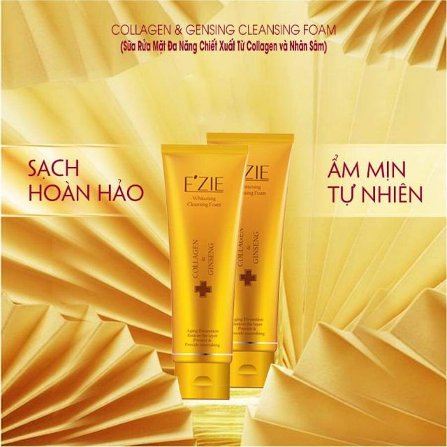 EZIE Sữa rửa mặt E'zie đa năng Collagen và Nhân Sâm 130ml