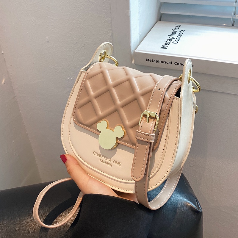 Ielgy Túi Đeo Vai Hình Thoi Có Thể Điều Chỉnh Kích Thước Cho Nữ