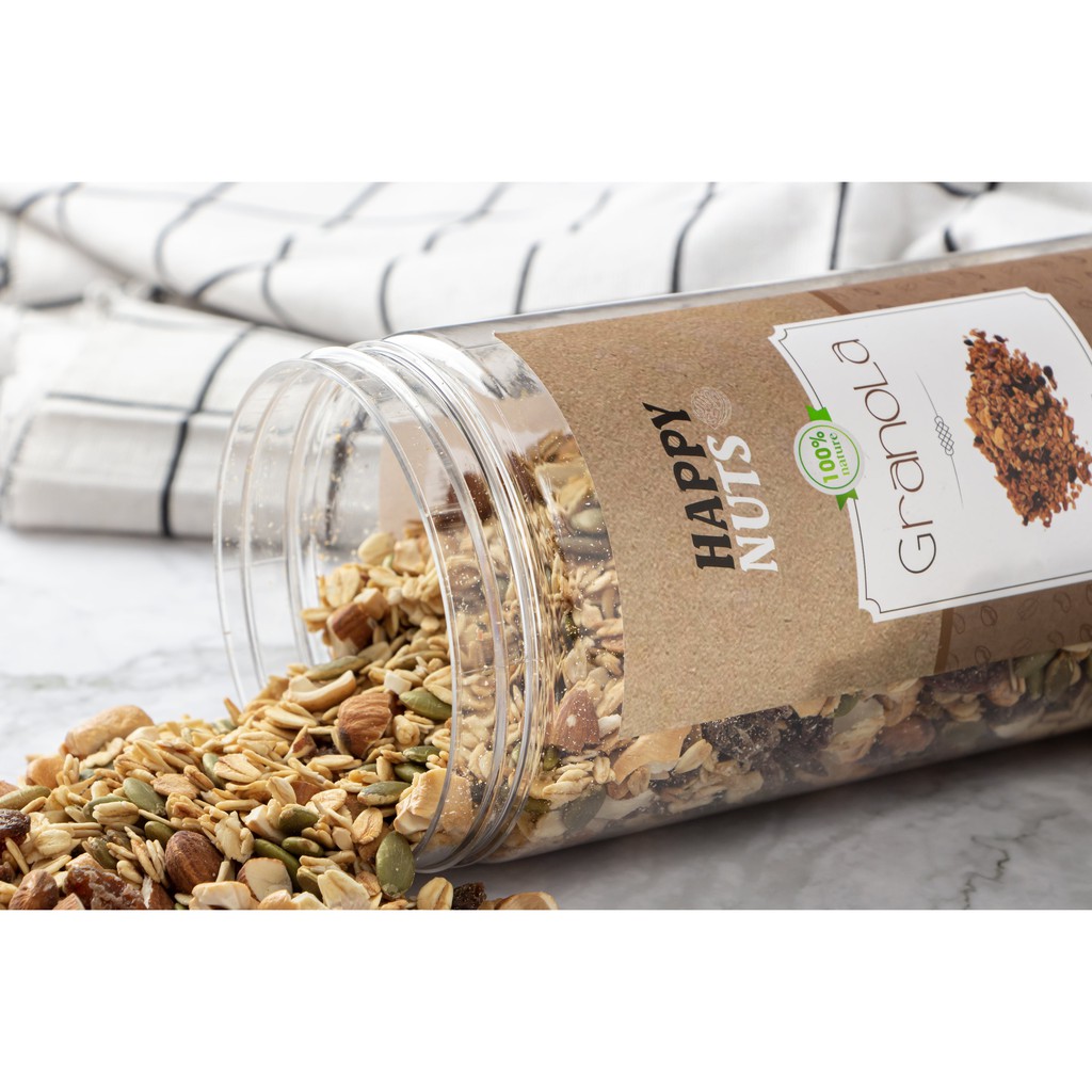 Granola vị nho mix HAPPY NUTS 500gr