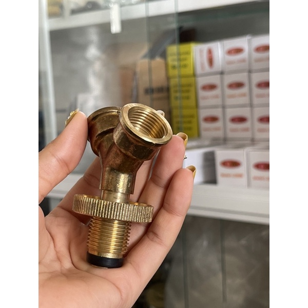 Y đồng chia 2 van gas