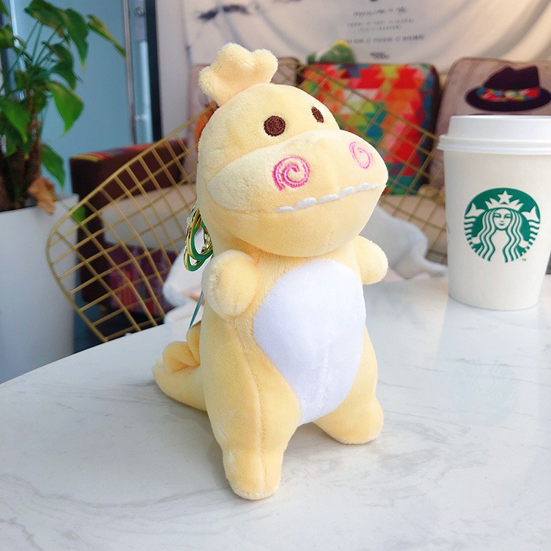 Móc Khóa Hình Khủng Long Nhồi Bông Đáng Yêu Nhiều Màu