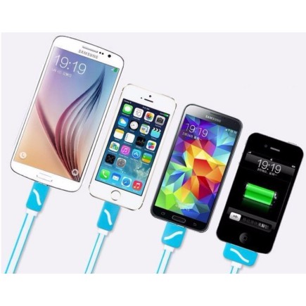 CÁP SẠC ĐIỆN THOẠI 4 ĐẦU RÚT GỌN  NHẬP KHẨU