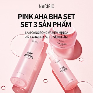 Bộ Kem Dưỡng Da Chứa Thành Phần Ahabha + Toner + Kem Dưỡng Hồng NACIFIC