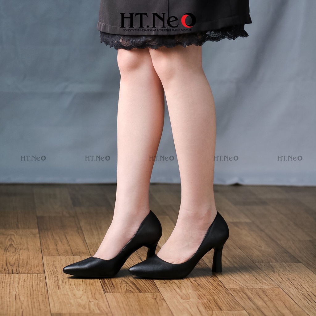 Giày cao gót 7cm - giày công sở HT.NEO kiểu dáng sang trọng và cá tính, cực nâng dáng cùng chiều cao  CS165