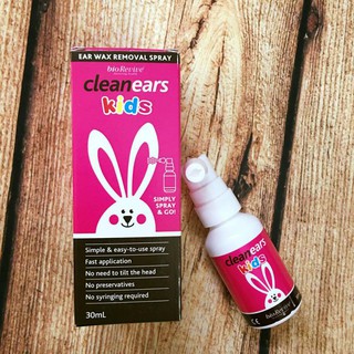 Xịt Tan Ráy Tai Clean Ears Kids 30ml Của Úc