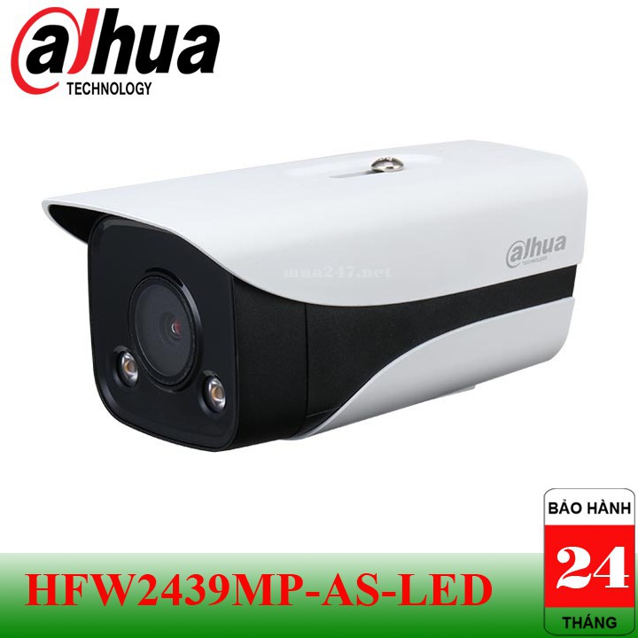 Camera IP 4 MP DAHUA Full Color HFW2439MP-AS-LED-B-S2 (tem DSS)