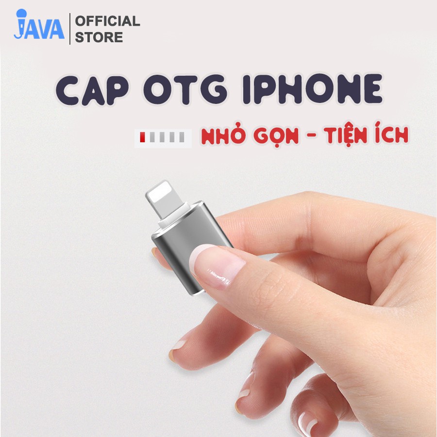 [MẪU MỚI 2021] Đầu chuyển OTG  Lightning sang USB - Truyền dữ liệu - Hỗ trợ kết nối bàn phím chuột