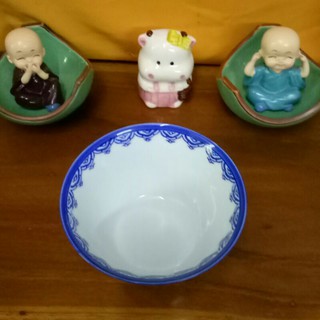 Chén sứ họa tiết xanh