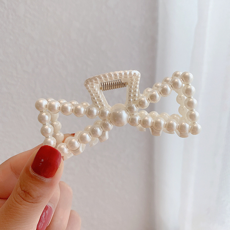 Kẹp Tóc Đính Ngọc Trai Thời Trang Phong Cách Hàn Quốc 19 Kiểu