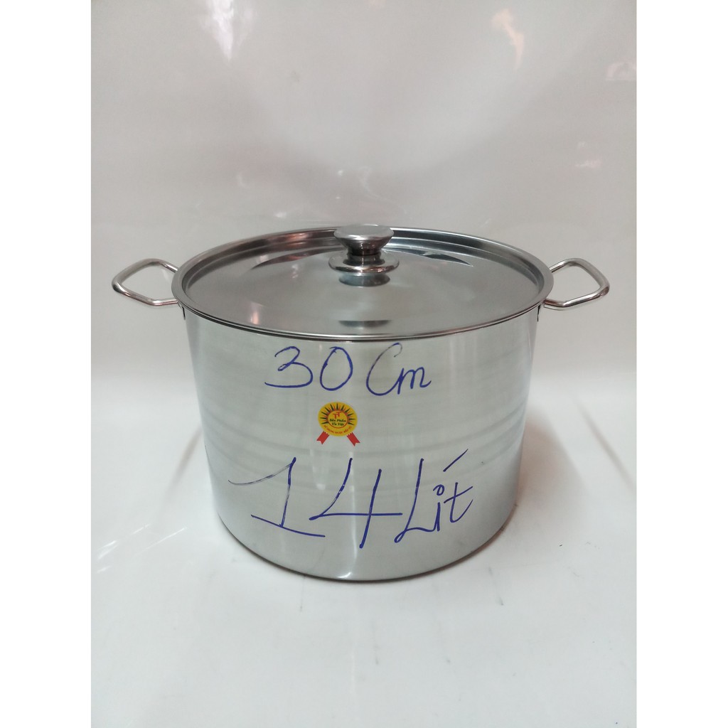 NỒI SÚP INOX LÙN LOẠI LỚN 30CM(14 LÍT).