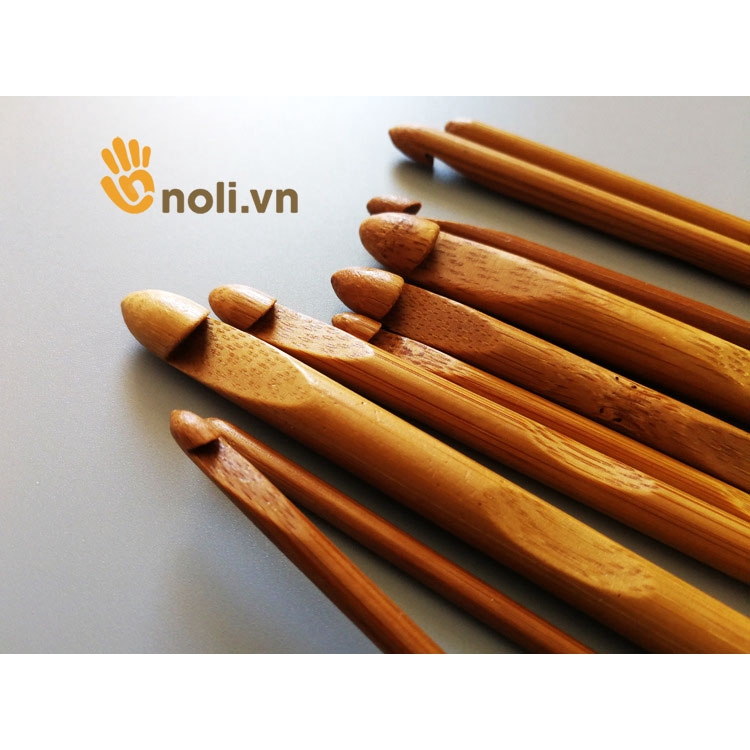 Bộ kim móc cán trúc 12 cây