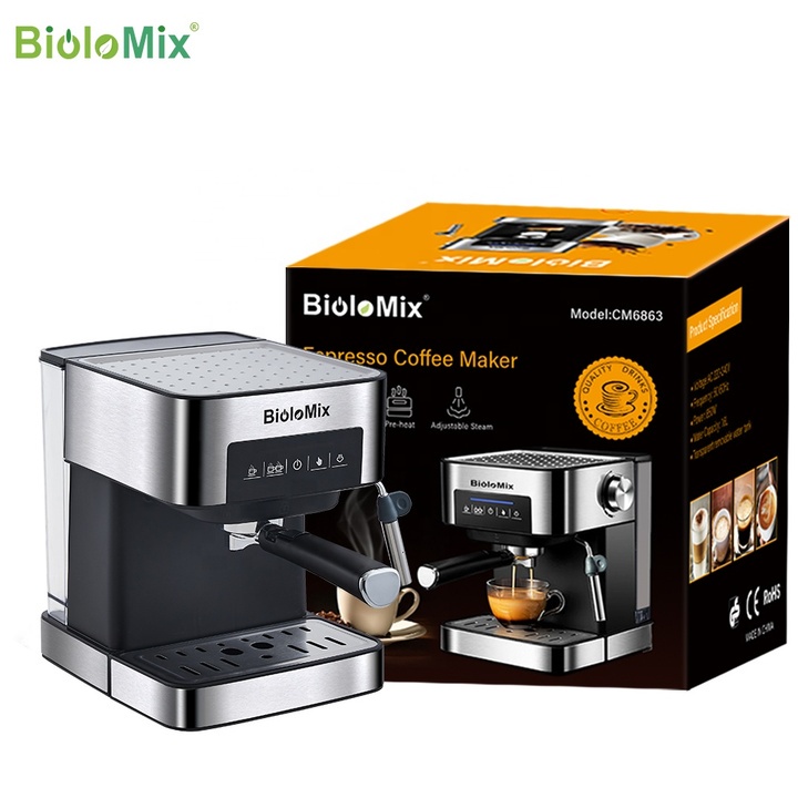 [Mã BMBAU300 giảm 7% đơn 499K] Máy pha cà phê Espresso BioloMix CM6863 - HÀNG CHÍNH HÃNG